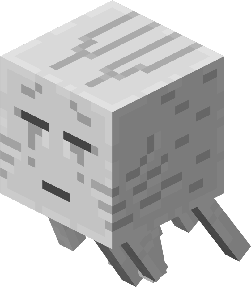 Minecraft Ghast as an image