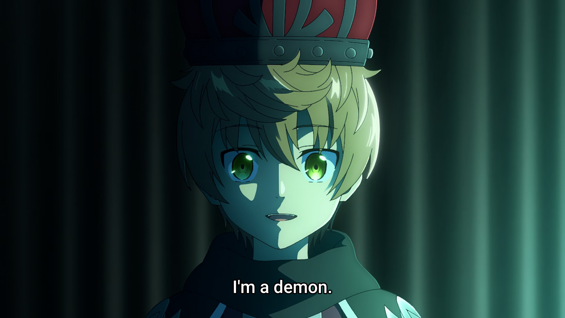 screenshot of demon saying "I am a demon"