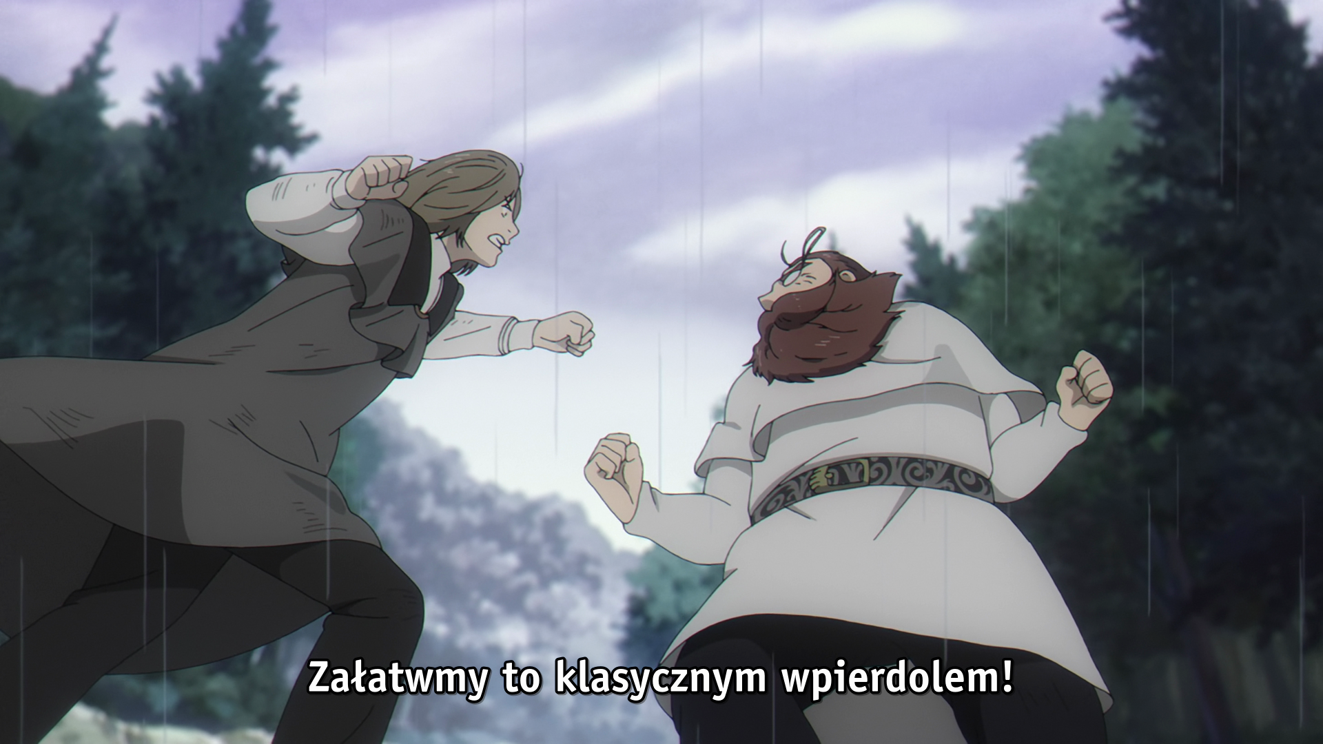 Denken saying "Załatwmy to klasycznym wpierdolem"